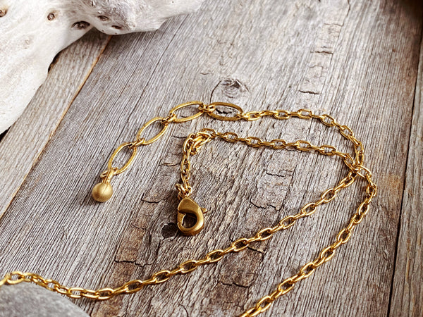 Boheme Brass Stack Necklace