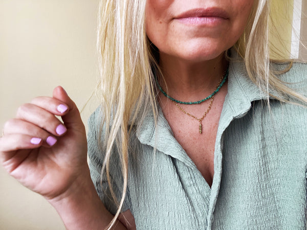 Affirmation Turquoise Necklace