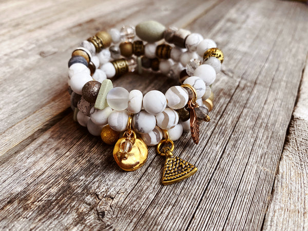 Bracelet Set: Hibiscus