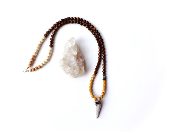 Rainbow Moonstone Pendulum & Mookaite