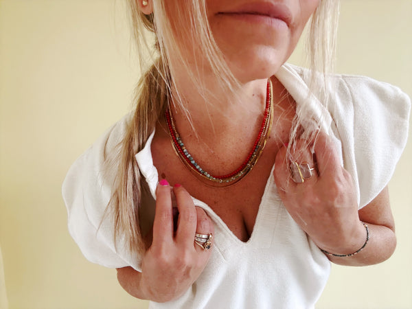 Frida Tri-Layer Necklace