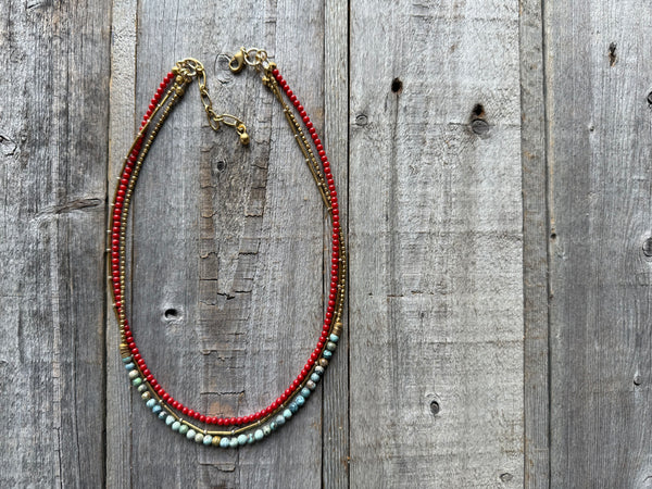 Frida Tri-Layer Necklace