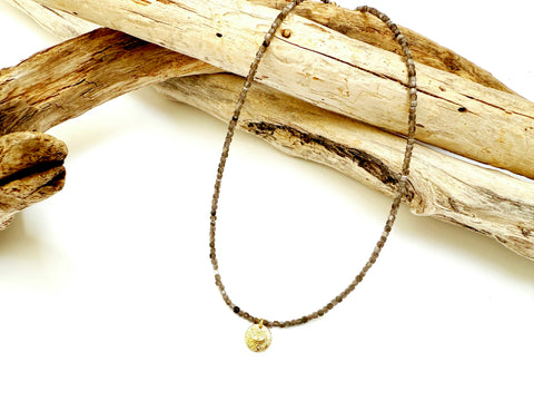 Obsidian Evil Eye Necklace