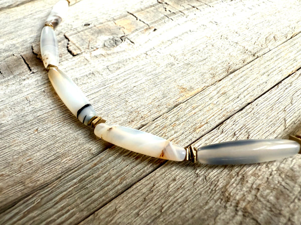 Lamina Agate Necklace