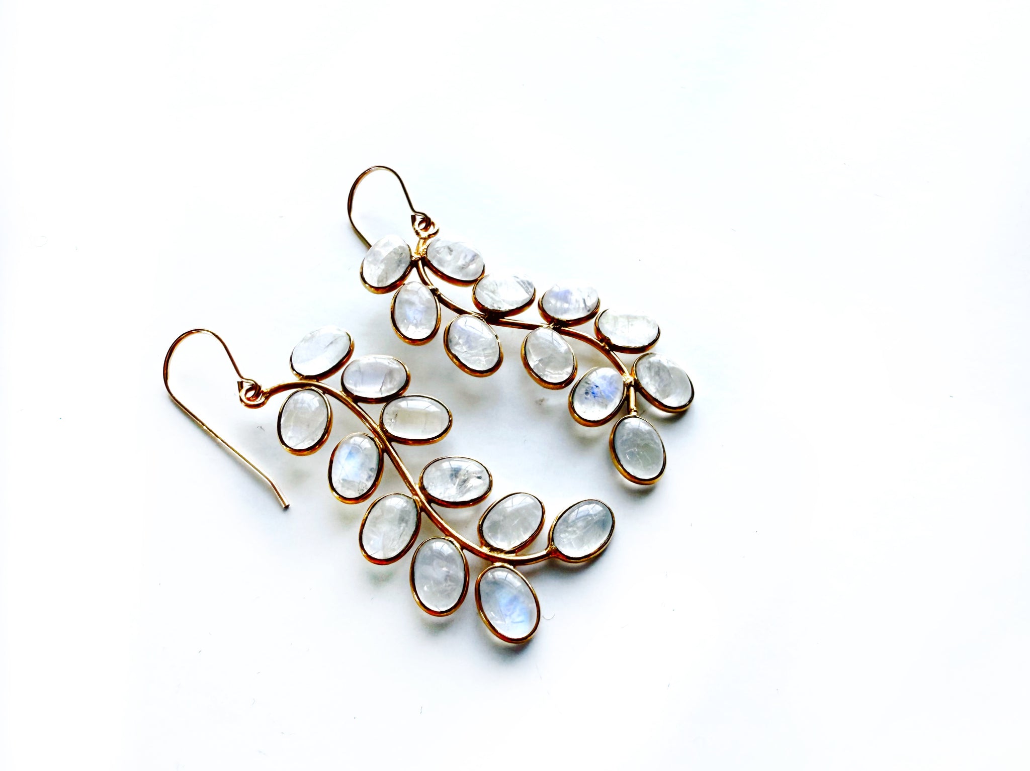 Moonstone Branch Earring