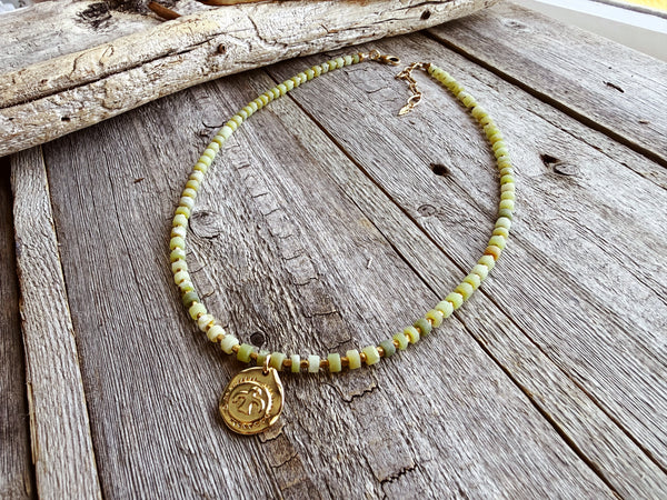 High Falcon Jade Necklace