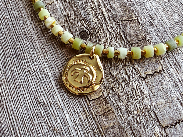 High Falcon Jade Necklace