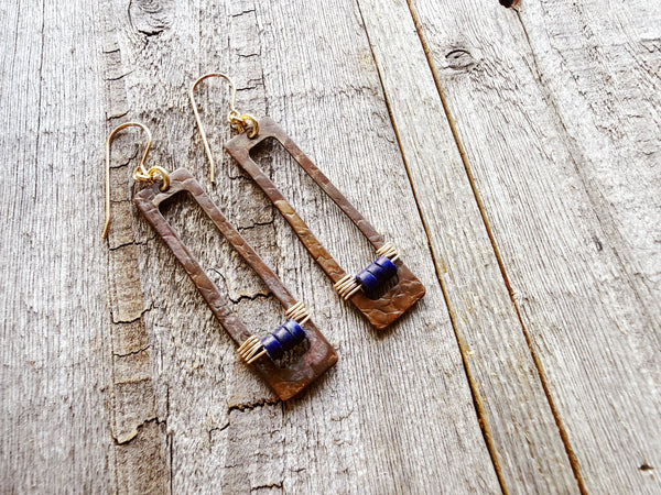 Inner Voice Lapis Earring