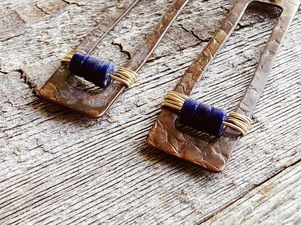 Inner Voice Lapis Earring