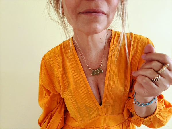 Grotto Green Quartz Necklace