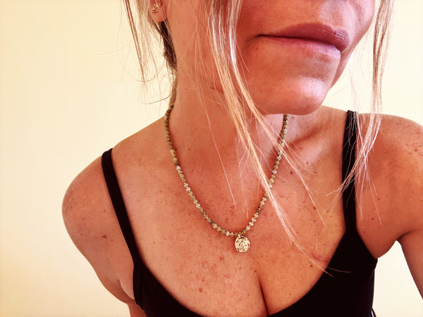 High Falcon Jade Necklace