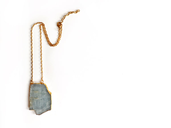 The Tidal Aquamarine Necklace