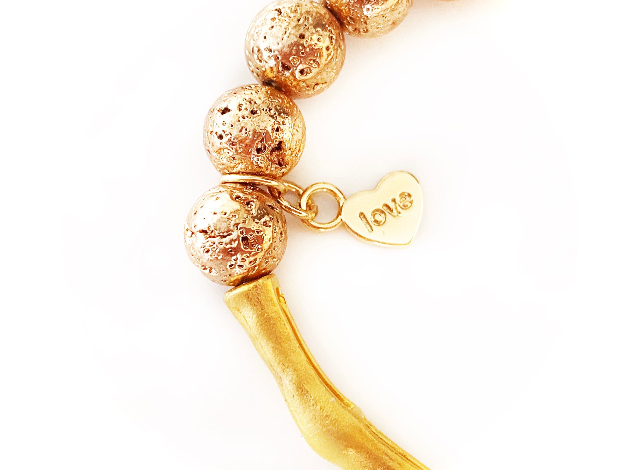 Gold Branch Love Bracelet