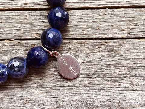 Sodalite Stay Wyld Charm Bracelet