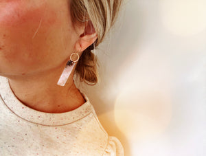 Peruvian Pink Opal Power Earring