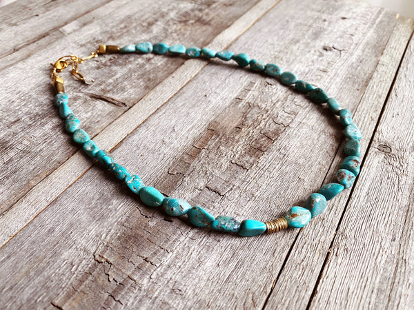 The El Lecho Turquoise Necklace